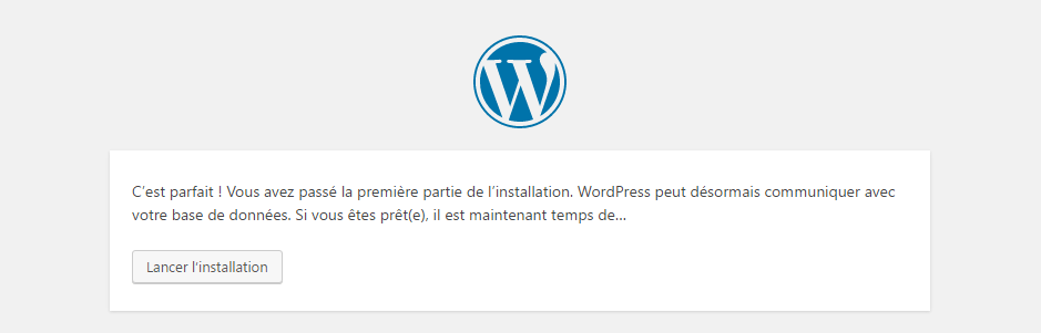 WordPress - Configurer l'installation