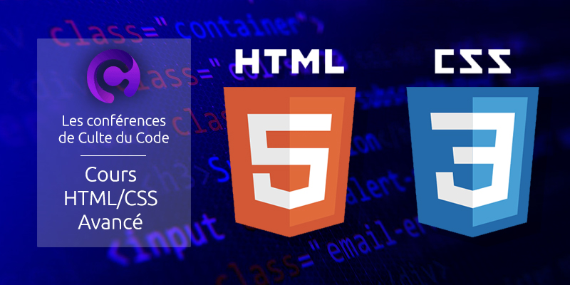 Conférence : L’HTML5 et le CSS3 (niveau intermédiaire)